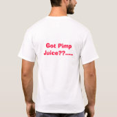 T-shirt jus de souteneur (Dos)