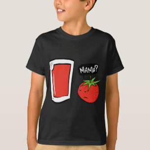 T-shirt Jus De Tomate Et Salade De Végétan Drôle