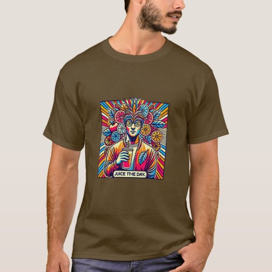 T-shirt Jus le jour (Devant)