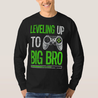 T-shirt Jusqu'À Big Bro Gamer Baby Faire-part Sib