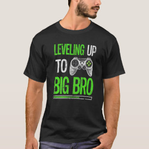 T-shirt Jusqu'À Big Bro Gamer Baby Faire-part Sib