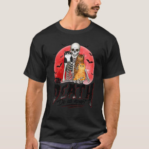 T-shirt Jusqu'à ce que la mort nous sépare Chat squelette