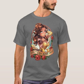 T-shirt Jusqu'à ce que le dernier pétale tombe en Oversize