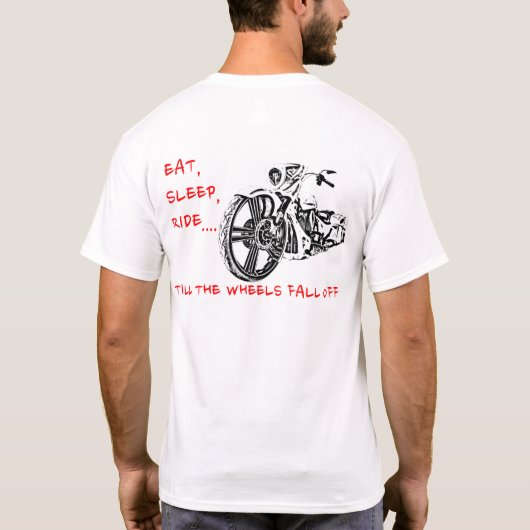 T-SHIRT JUSQU'À CE QUE LES ROUES TOMBENT ! (Dos)