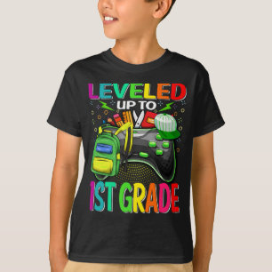 T-shirt Jusqu'À La 1Ere Année Gamer Retour À L'École Premi