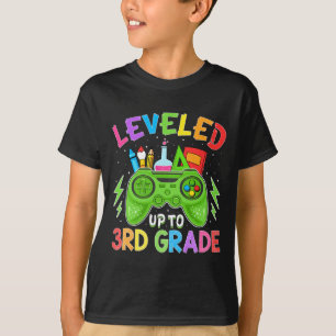 T-shirt Jusqu'À La 3E Classe Gamer Retour À L'École Premiè