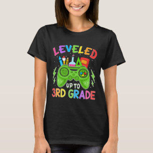T-shirt Jusqu'À La 3E Classe Gamer Retour À L'École Premiè