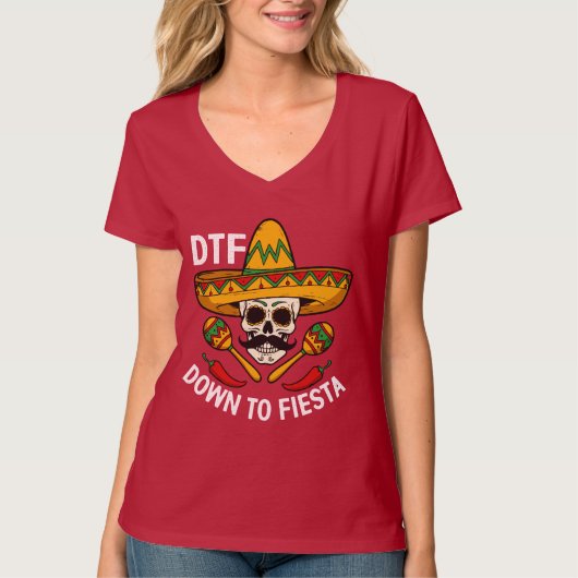 T-shirt Jusqu'à la Fiesta (Devant)