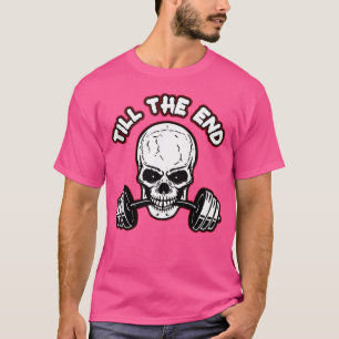 T-shirt Jusqu'À La Fin Skeleton Barbell