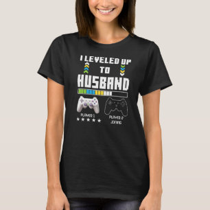 T-shirt Jusqu'À Mari Contrôleur De Jeu Couple Gam