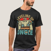 T-shirt Jusqu'À Oncle Gamer Jeu futur oncle (Devant)