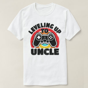 T-shirt Jusqu'À Oncle Gamer Jeu futur oncle