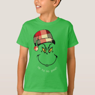 T-shirt Jusqu'à Pas de Bon - Caractère de Noël Vert