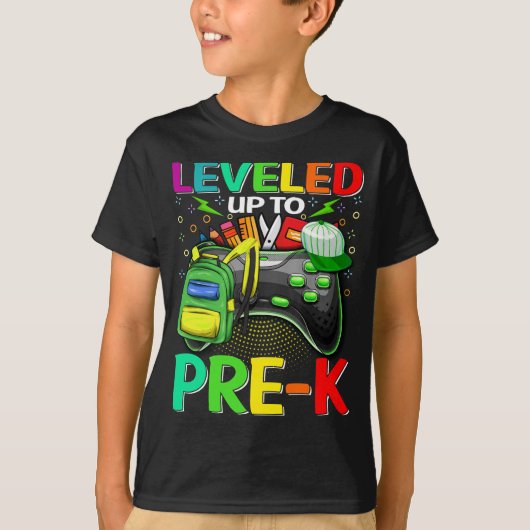 T-shirt Jusqu'Au Jeu Pré-K Retour À L'École Premier Jour (Devant)