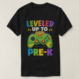 T-shirt Jusqu'Au Joueur Pré-k Revenir À L'École Garçons