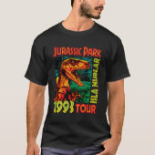T-shirt Jusrassic Park Isla Nublar 1993 Tour (Devant)