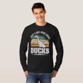 T-shirt Just A Boy Who Loves Ducks Duck (Devant entier)