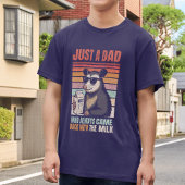 T-shirt Just A Dad Who Always Came Back With The Milk