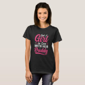 T-shirt Just a Girl in Love With Her Daddy Quote (Devant entier)