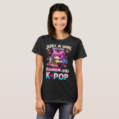 T-shirt Just A Girl Who Loves Ramen And K-p (Devant entier)
