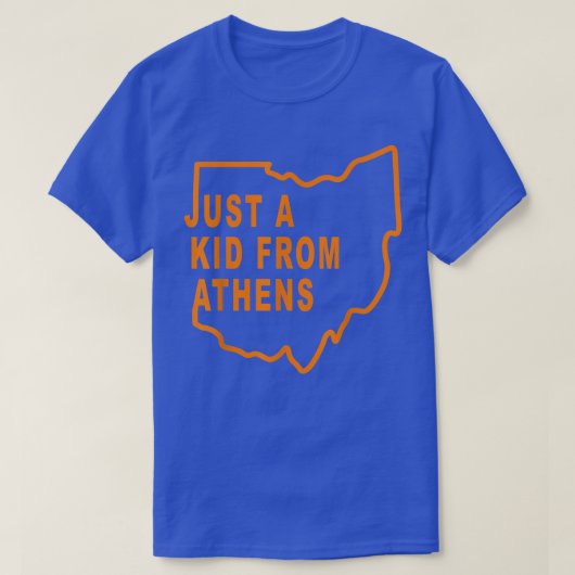 T-shirt Just a kid from Athens Ohio Cincinnati Joe Brr Tee (Design devant)