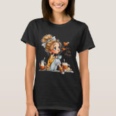 T-shirt Just a Little Magic | Cute Cozy Girl  (Devant)