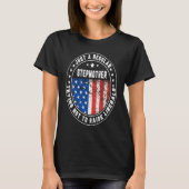 T-shirt Just A Regular Stepmother Raise Liberals USA Ameri (Devant)