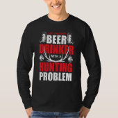 T-shirt Just Another Beer Drinker With A Hunting Humor Dee (Devant)