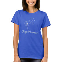 T-shirt Just Breathe Pissenlit – Calme & Pleine Co