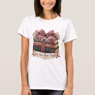 T-shirt Just One More Chapter PNG Typographie Conception d