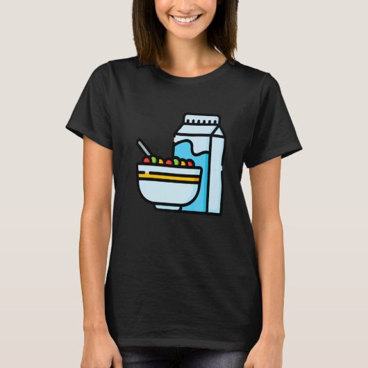 T-shirt Just Really Like Breakfast Cereal OK Cereal 1 (Devant)
