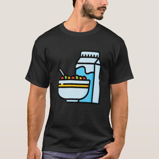 T-shirt Just Really Like Breakfast Cereal OK Cereal   1 (Devant)