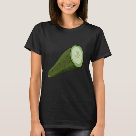 T-shirt Just Really Like Cucumbers Cucumber Pickle Vegetab (Devant)