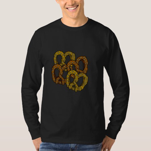 T-shirt Just Really Like Pretzels Pretzel 9 (Devant)