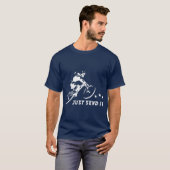T-shirt Just Send It Funny Mountain Bike (Devant entier)
