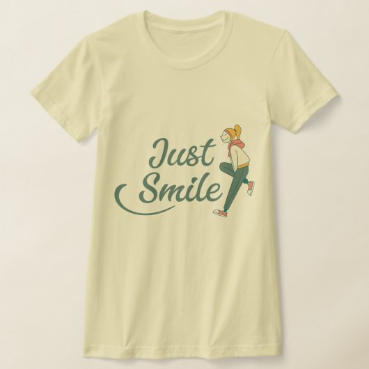 T-shirt Just Smile (Poser)
