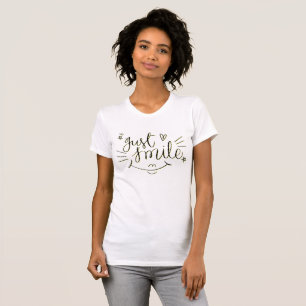 T-shirt Just Smile Tee – Portez le bonheur tous les jours