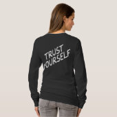 T-shirt Just Trust - Minimalist Positive Vibe Design (Dos entier)