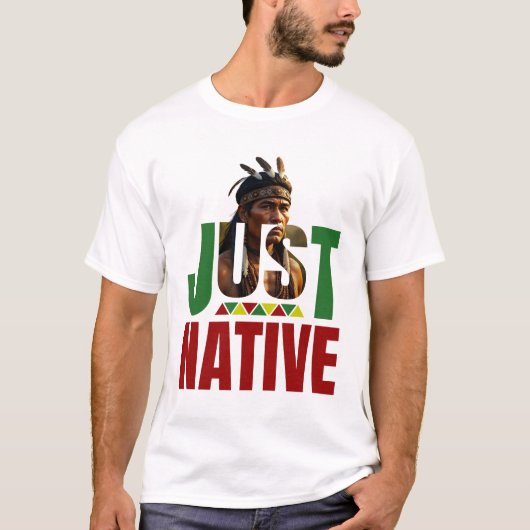 T-shirt Just Us Native (Devant)
