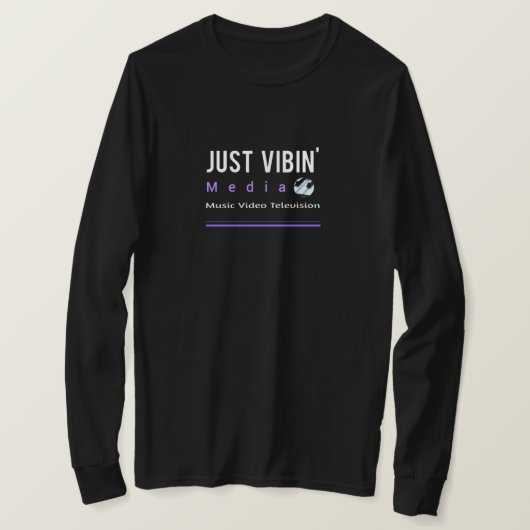 T-shirt Just Vibin' Media T Shirt (Design devant)