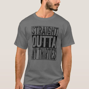 T-shirt Juste À Côté De Mes Trente Ans 40E Anniversaire Am