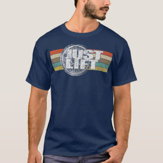 T-shirt Juste Ascenseur Barbell Poids Lifting Fitness