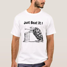 Juste Battre La Tortue Joue Du Tambour