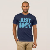 T-shirt juste bboy - bleu (Devant entier)