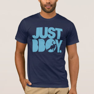 T-shirt juste bboy - bleu