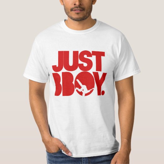 T-shirt juste bboy - rouge (Devant)