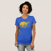 T-shirt Juste BEACHIN Navy ! (Devant entier)