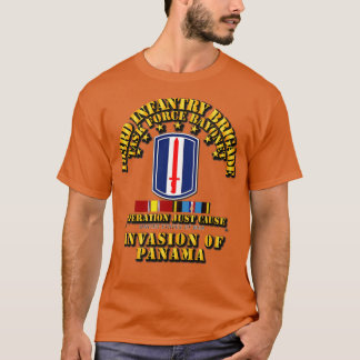 T-shirt Juste Cause 193ème Bde w Svc Rubans d'infanterie