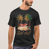 T-shirt Juste Chill Hammock vacances d'été (Devant)