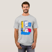 T-shirt Juste Chillin' (Devant entier)